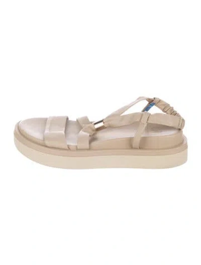 Pre-owned Coclico Leather Sandals In Neutrals
