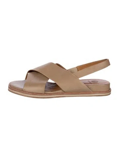 Pre-owned Coclico Leather Sandals In Neutrals