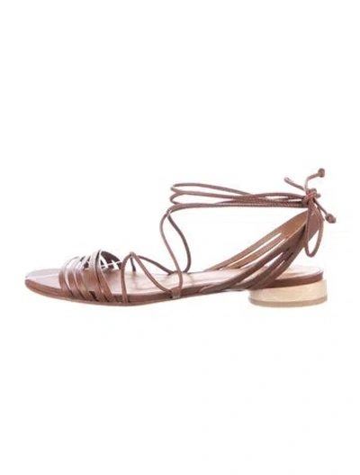 Pre-owned Coclico Leather Sandals In Pink