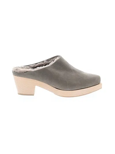 Pre-owned Coclico Mule/clog In Gray