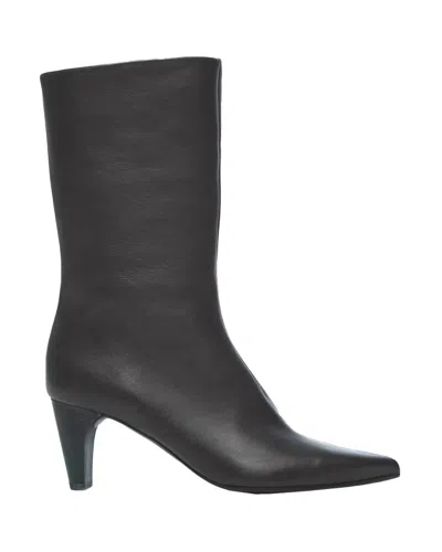 Coclico Platinum Mid Wooden Heel Bootie In Savana Black In Multi