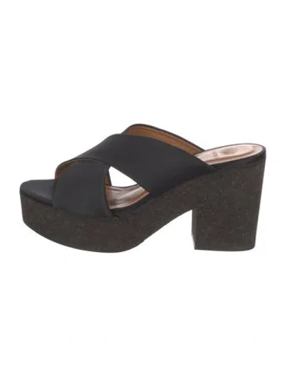 Pre-owned Coclico Slides In Black