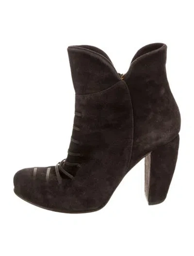 Pre-owned Coclico Suede Boots In Black