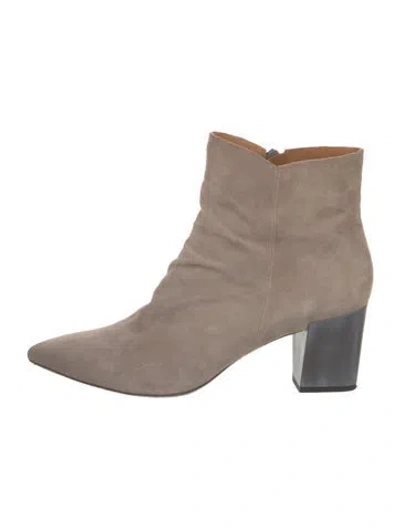 Pre-owned Coclico Suede Boots In Gray