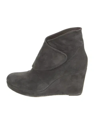 Pre-owned Coclico Suede Boots In Gray
