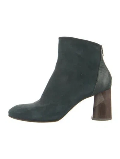 Pre-owned Coclico Suede Boots In Green