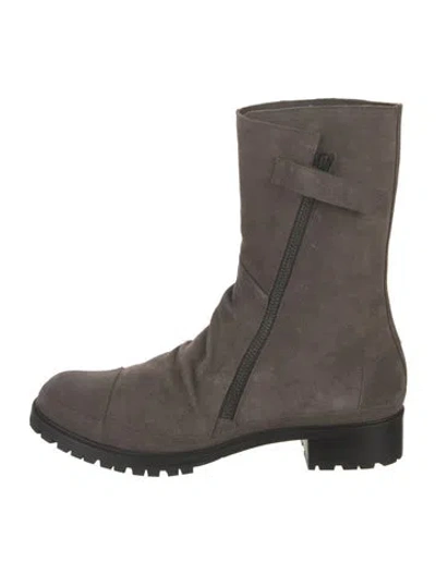 Pre-owned Coclico Suede Boots In Grey
