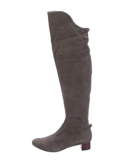 Pre-owned Coclico Suede Boots In Grey