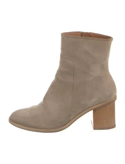 Pre-owned Coclico Suede Boots In Neutral