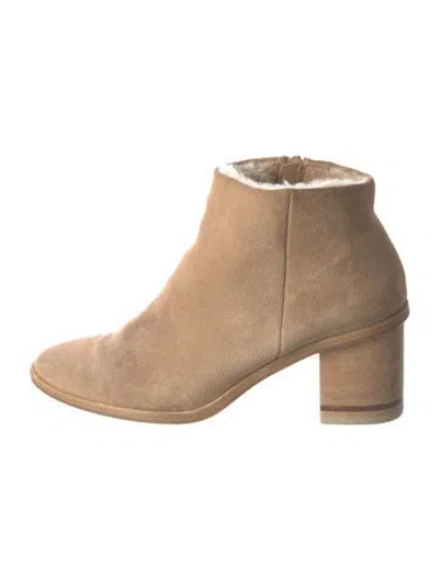 Pre-owned Coclico Suede Boots In Neutral