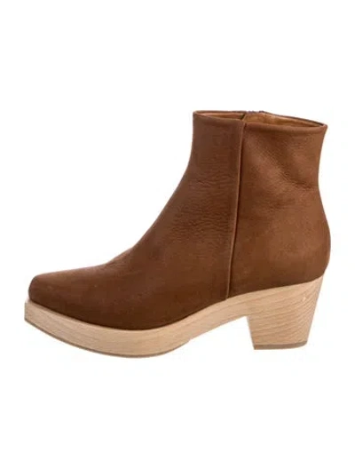 Pre-owned Coclico Suede Boots In Neutral