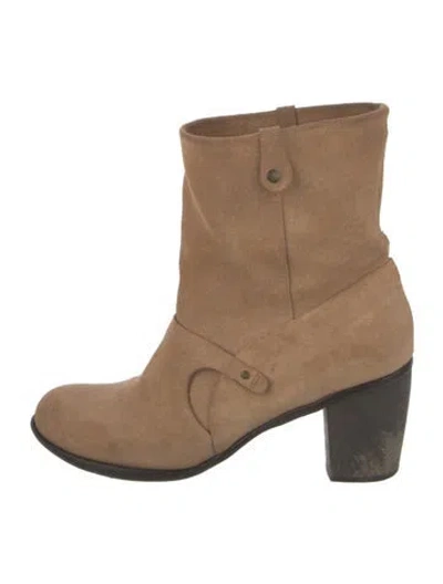 Pre-owned Coclico Suede Boots In Neutral