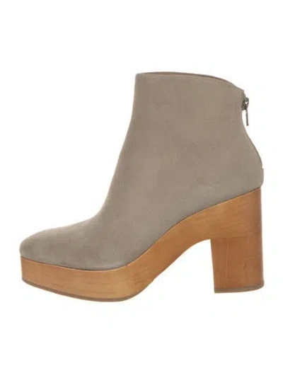 Pre-owned Coclico Suede Boots In Neutral