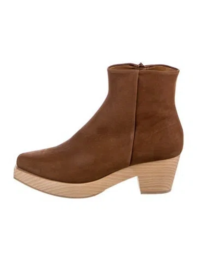 Pre-owned Coclico Suede Boots In Neutral