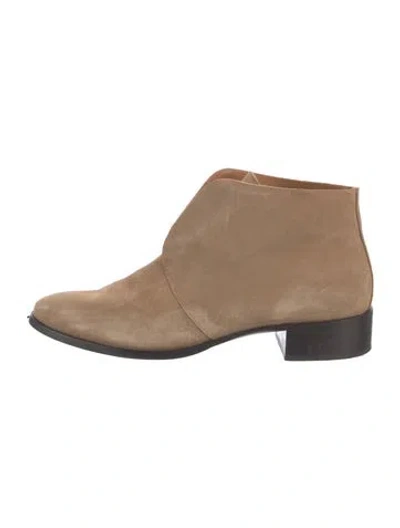 Pre-owned Coclico Suede Boots In Neutral