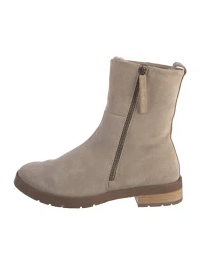 Pre-owned Coclico Suede Chelsea Boots In Gray