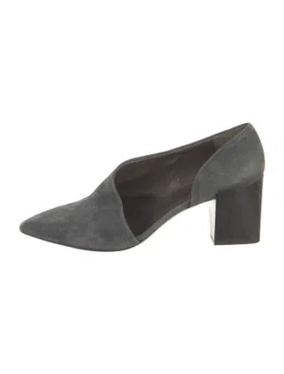 Pre-owned Coclico Suede D'orsay Pumps In Brown