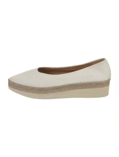 Pre-owned Coclico Suede Flats In Neutrals