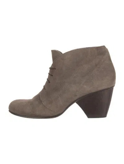 Pre-owned Coclico Suede Lace-up Boots In Brown