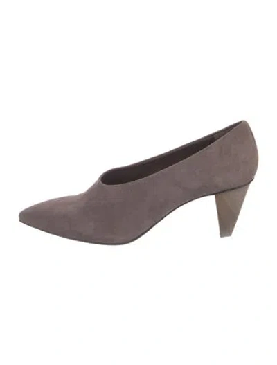 Pre-owned Coclico Suede Pumps In Gray