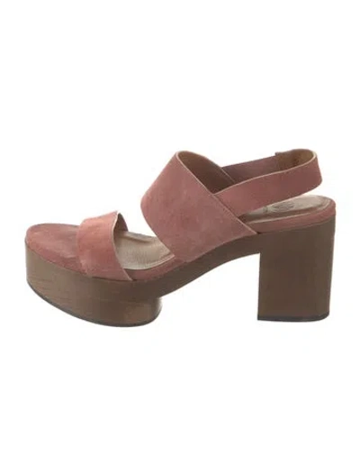Pre-owned Coclico Suede Sandals In Brown