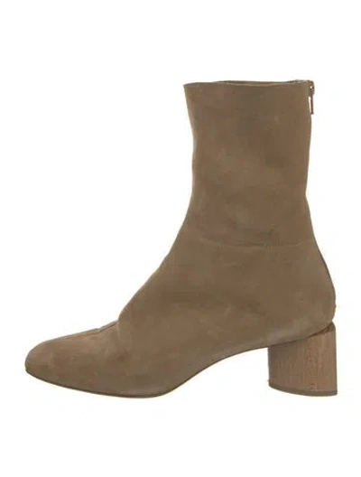 Pre-owned Coclico Suede Sock Boots In Neutrals