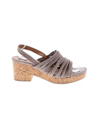 Pre-owned Coclico Wedges In Gray