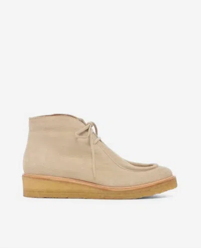 Coclico Women's Hester Boots In Sand Split Suede In Black
