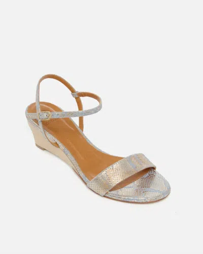 Coclico Women's Venti Demi-wedge Sandal In Opal Python Print In Multi