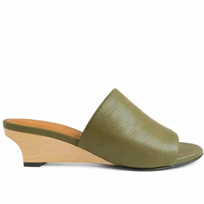 Coclico Women's Vita Demi Wedge Slide In Artichoke In Green