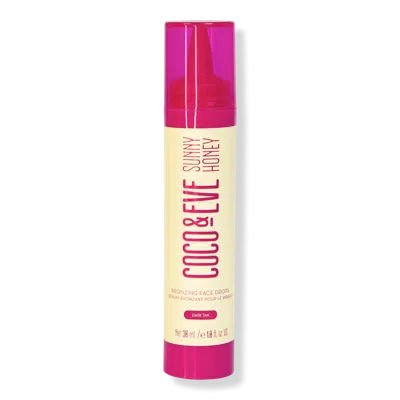 Coco & Eve Bronzing Face Drops - Dark Tan In Brown
