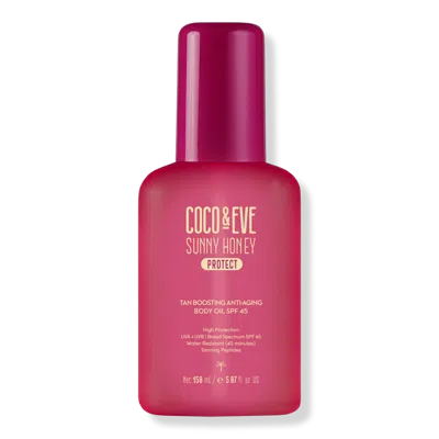 Coco & Eve Tan Boosting Anti-aging Body Oil Spf45