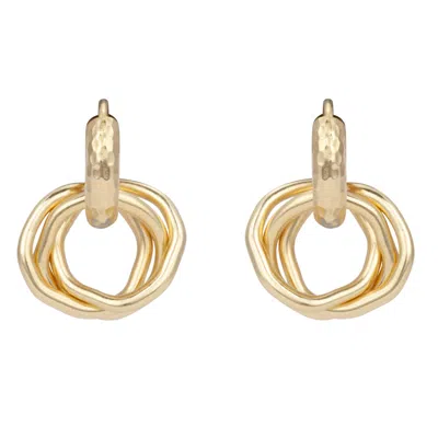 Coco & Kinney Women's Gold Anna Belle Russian Wedding Ring Drops