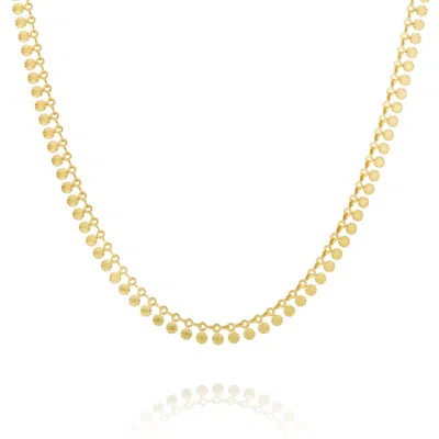 Coco & Kinney Women's Gold Electra Sunshine Necklace