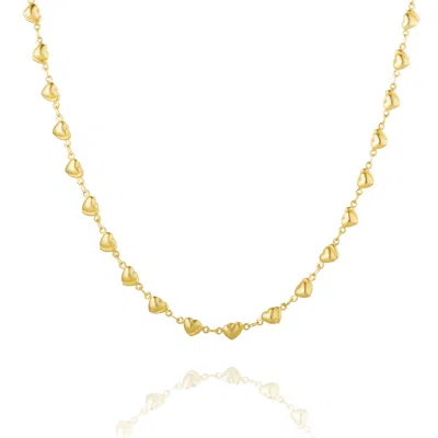 Coco & Kinney Women's Nicki Heart Necklace In Gold