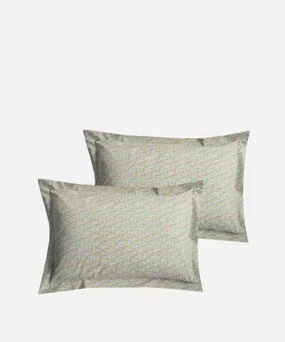 Coco & Wolf Astrid Niva Oxford Pillowcases Set Of Two