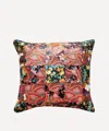 COCO & WOLF COCO & WOLF AW23 PATCHWORK SILK SQUARE CUSHION