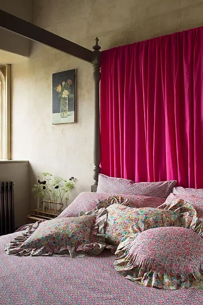 Coco & Wolf Betsy Ann Pink Cotton Duvet Set In Multi