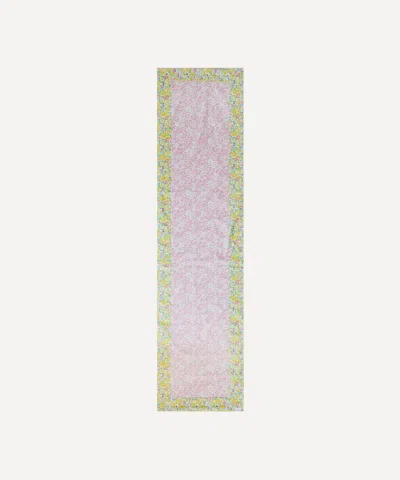 Coco & Wolf Betsy Boo Bubblegum And Betsy Citrus Bordered Table Runner
