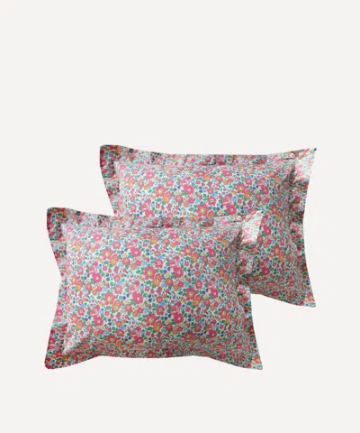 Coco & Wolf Betsy Deep Pink Oxford Pillowcases Set Of Two