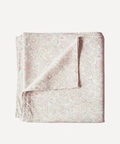 Coco & Wolf Betsy Lace Bonneville Super King Flat Sheet In Brown