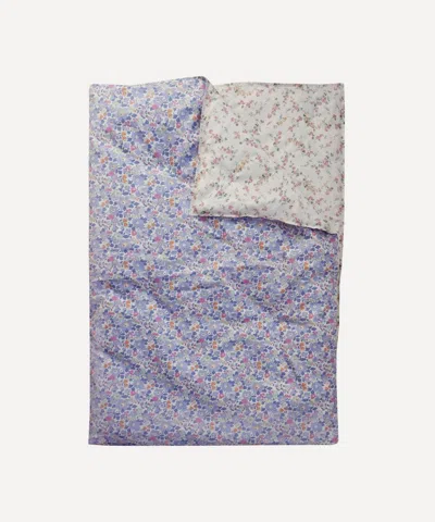 Coco & Wolf Betsy Lavender And Elizabeth Cotton Reversible Single Heirloom Quilt In Purple