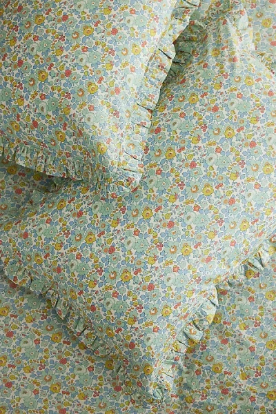 Coco & Wolf Betsy Sage Cotton Pillowcase, Set Of 2