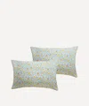 Coco & Wolf Betsy Sage Tana Lawn Cotton Pillowcases Set Of Two