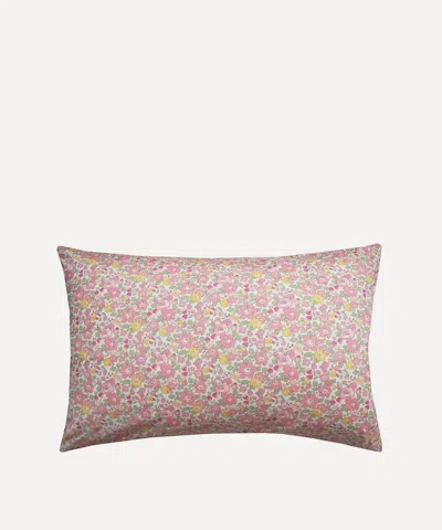 Coco & Wolf Betsy Tana Lawn Cotton Housewife Pillowcase In Pink