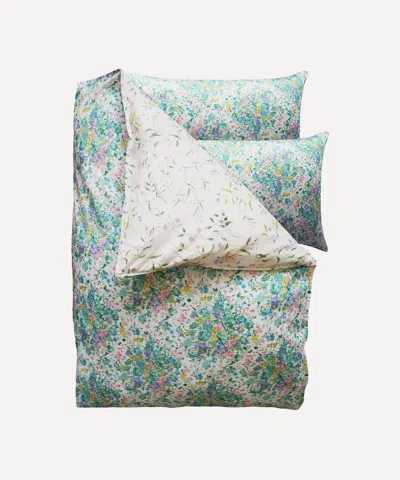 Coco & Wolf Bouquet Parade & Regal Blossom Ardington Cotton Sateen King Duvet Set In Multi