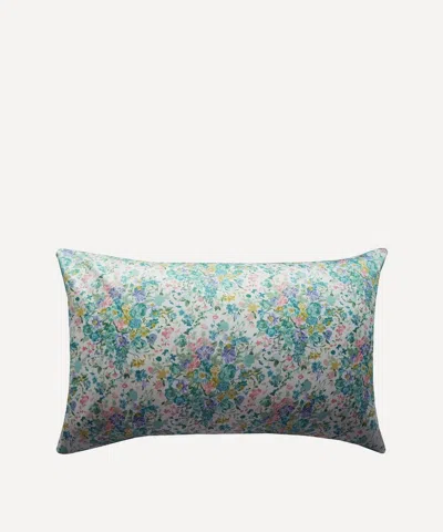 Coco & Wolf Bouquet Parade Ardington Cotton Sateen Housewife Pillowcase In Green