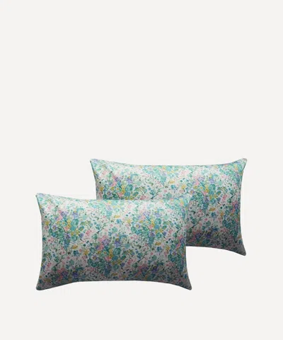 Coco & Wolf Bouquet Parade Ardington Cotton Sateen Pillowcases Set Of Two In Multi