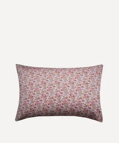 Coco & Wolf Capel Floret Ardington Cotton Sateen Housewife Pillowcase In Pink