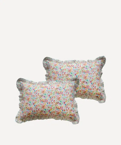 Coco & Wolf Classic Meadow And Lilibet Frill Edge Pillowcases Set Of Two